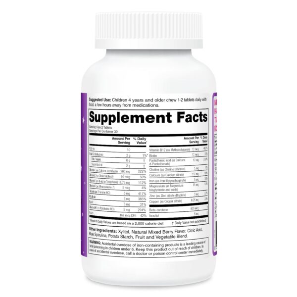 Tabletas masticables KidStar en forma de astronauta para niños