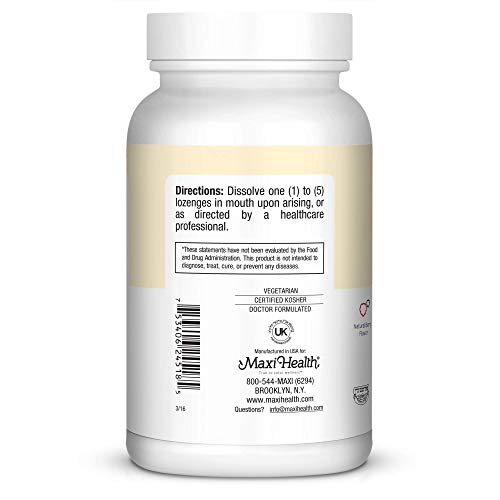 Tabletas masticables Maxi Health Triple B con sabor a fresa