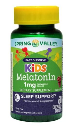 Tablaetas masticables melatonina niños sabor uva SEDLAV