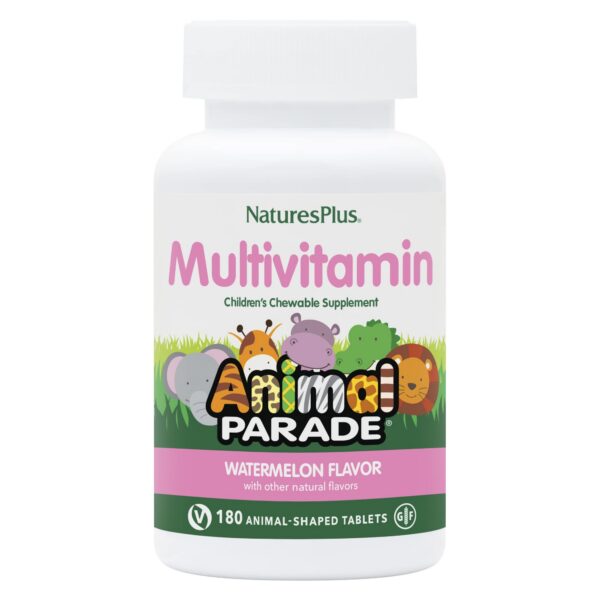 Tabletas masticables multivitamínicas para niños Natures Plus Animal Parade