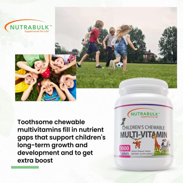 Version 1.0.0 Tabletas masticables NutraBulk para apoyo inmune y desarrollo infantil