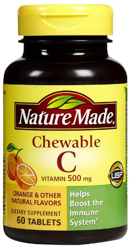 Version 1.0.0 Tabletas masticables vitamina c 500mg sabor naranja Nature Made