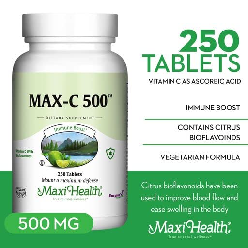 Version 1.0.0 Tabletas Maxi Health MAX C 500 mg