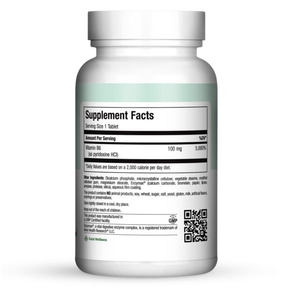 Tabletas Maxi Health vitamina b6 apoyo salud cardiovascular