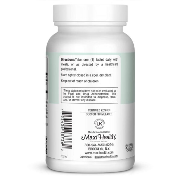 Tabletas Maxi-Health Vitamina D3 apoyo función muscular y huesos