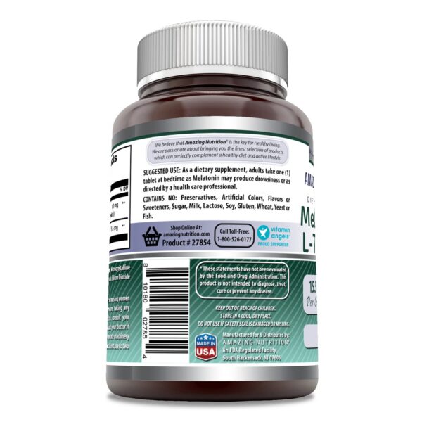 Tabletas melatonina plus l-teanina 15.5 mg por porción