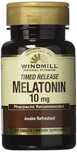 Tabletas de melatonina Windmill 10 mg envase frontal