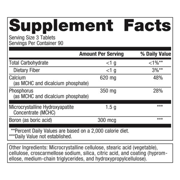 Version 1.0.0 Tabletas Metagenics Bone Builder con Boro complemento para huesos
