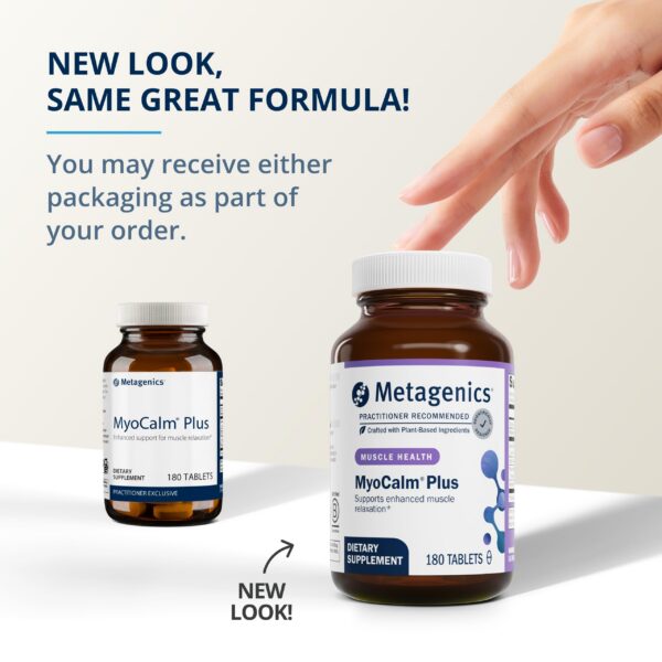 Version 1.0.0 Tabletas Metagenics MyoCalm Plus para soporte muscular