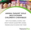 Tabletas masticables de NaturesPlus Animal Parade en empaque original