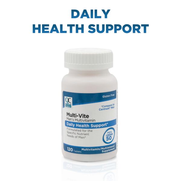 Tabletas multivitamínicas para hombres jóvenes Quality Choice 120 unidades