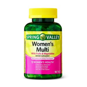 Tabletas multivitamínicas SEDLAV para mujer con 150 unidades en envase rojo