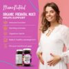 Vitaminas prenatales Mama Natural veganas un envase cerrado
