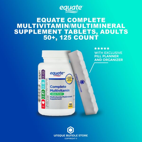 Tabletas multivitamínicas Equate para adultos mayores