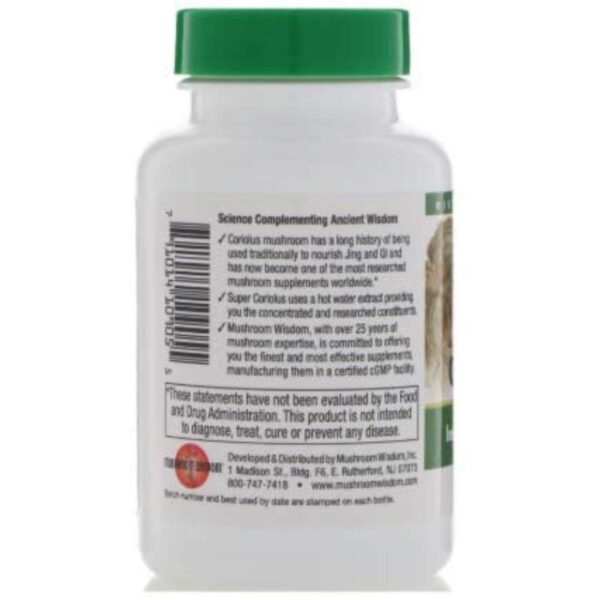 Tabletas Mushroom Wisdom para bienestar inmunológico