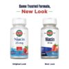 Version 1.0.0 Tabletas niacina Kal 25 mg suplemento dietético fresa