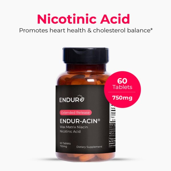 Tabletas niacina liberación prolongada para absorción óptima