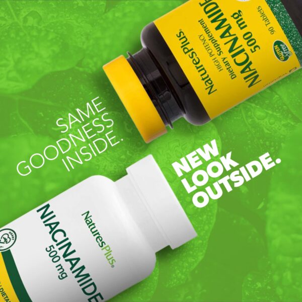 Tabletas 500mg Niacinamida suplemento vitamina B3