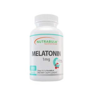 Tabletas NutraBulk melatonina 1mg para sueño natural rápido