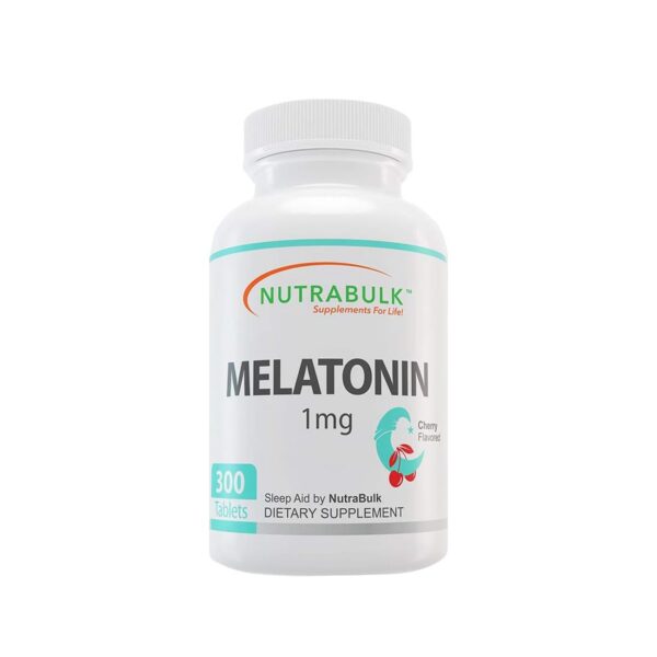 Tabletas NutraBulk melatonina 1mg para sueño natural rápido