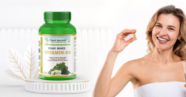 Etiqueta de la botella Vitamina D3 vegetal