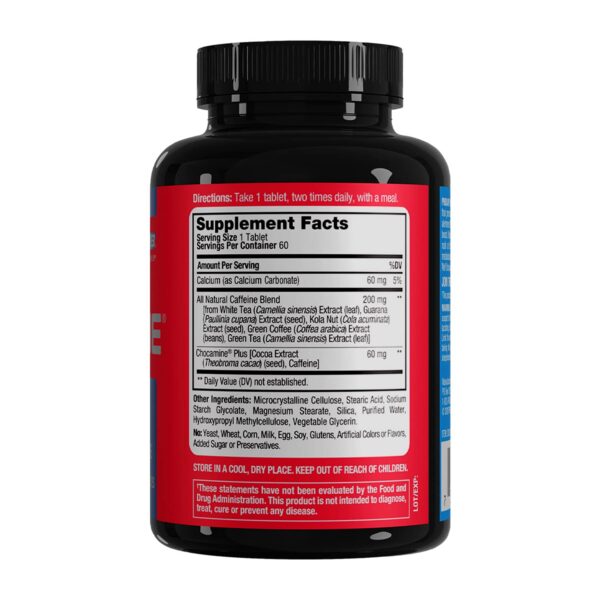 Tabletas ProLab Advanced Caffeine vista lateral paquete