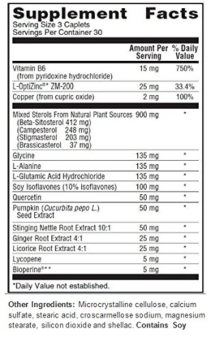 Tabletas Pros-TEROL con esteroles vegetales y extractos naturales