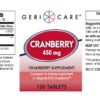 Tabletas pure cranberry para prevención natural uti