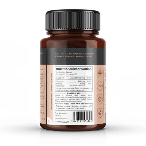 Version 1.0.0 Tabletas pureclinica Vitamina C con Rosa Mosqueta 2000mg