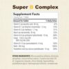 Tabletas Puregen Labs Super B para energía e inmunidad