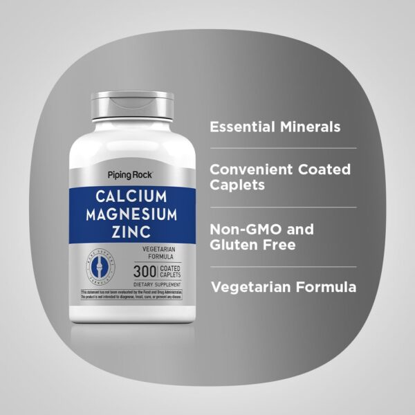 Tabletas recubiertas para soporte mineral Piping Rock