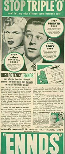 Tabletas remedio mal aliento Ennds Tabs Oakhurst Co.