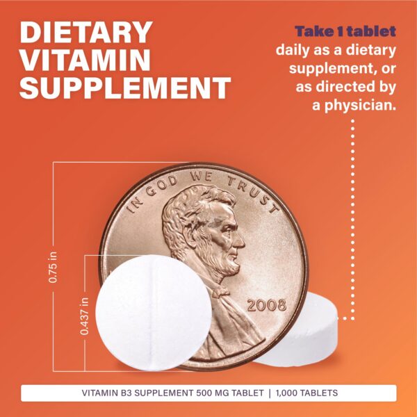 Tabletas rugby niacina vitamina b3 suplemento salud