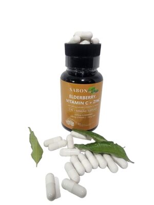 Paquete de tabletas SABON de saúco negro para sistema inmunológico