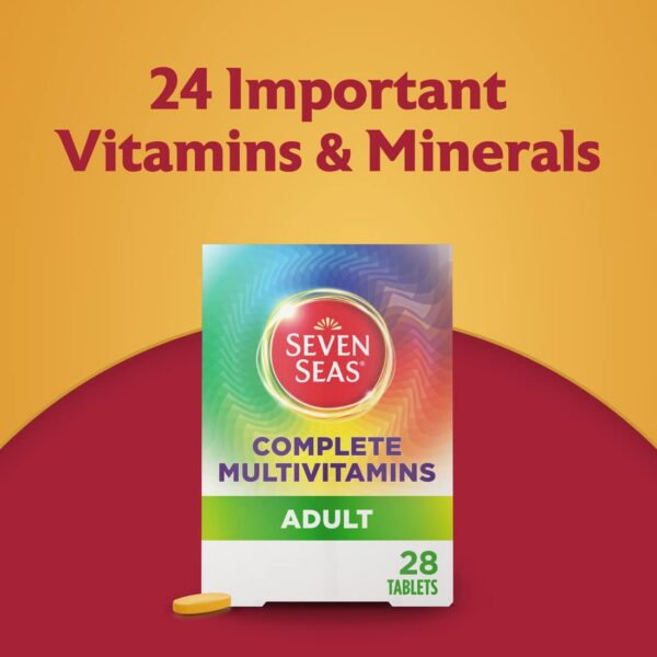 Tabletas Seven Seas multivitaminas para adultos
