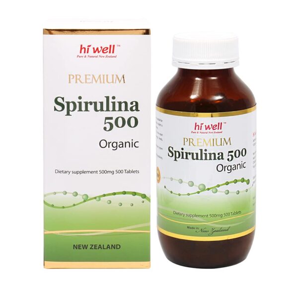 Version 1.0.0 Tabletas de spirulina 500mg Hi Well Naturales