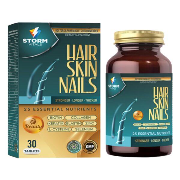 Tabletas comprimidas Storn Vitals fórmula belleza y salud diaria