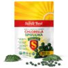 Tabletas Sunlit Chlorella Spirulina orgánicas 1000 piezas