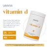 Tabletas suplemento USANA vitamina d2,000 ui para salud inmunológica