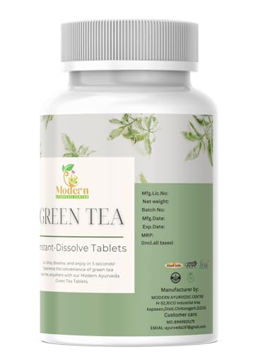 Version 1.0.0 Tabletas de té verde instantáneo en presentación moderna