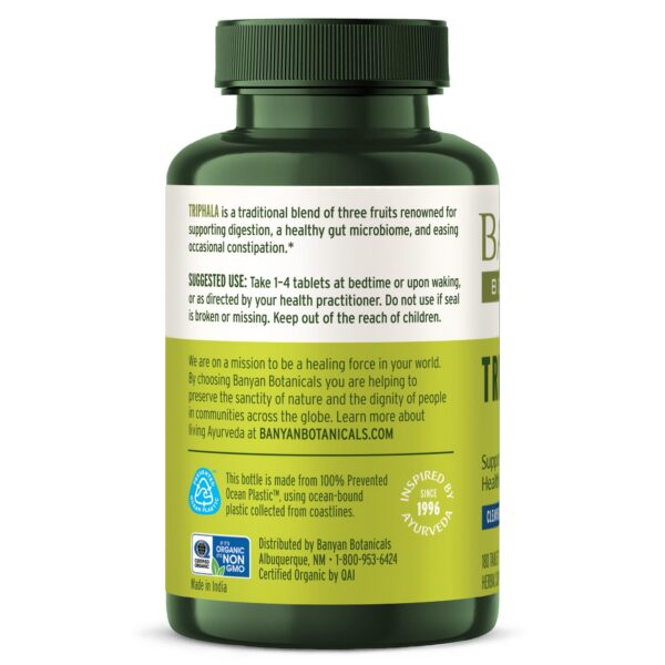 Tabletas Triphala para salud intestinal y eliminación