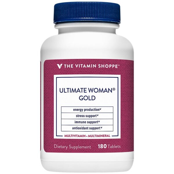 Tabletas de Ultimate Woman Gold multivitamínico para mujer