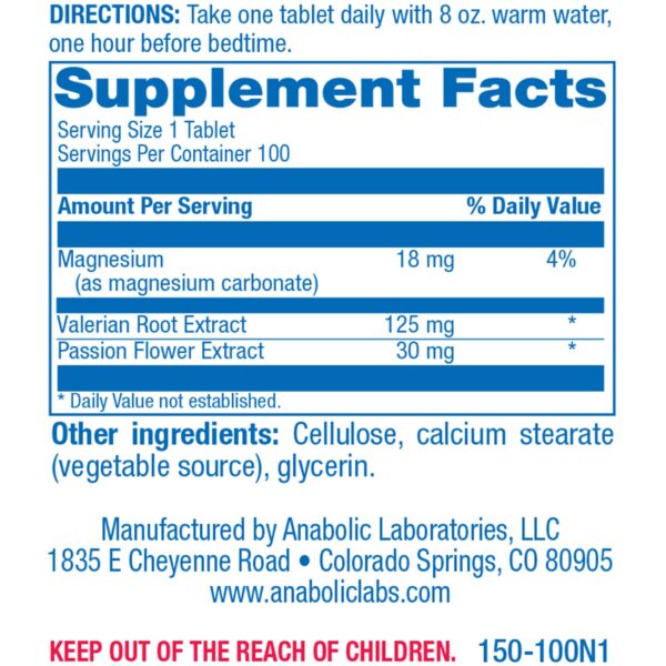 Version 1.0.0 Tabletas Val-Rest para relajación y sueño