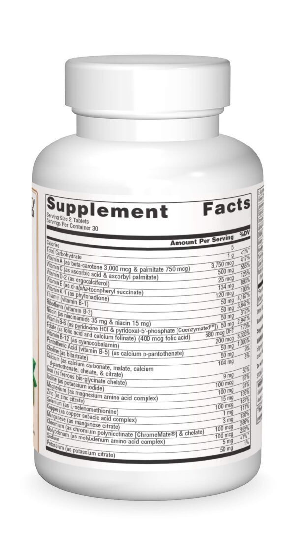 Tabletas veganas Life Force múltiple Source Naturals