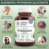 Tabletas veganas Natural Nutra potasio gluconato