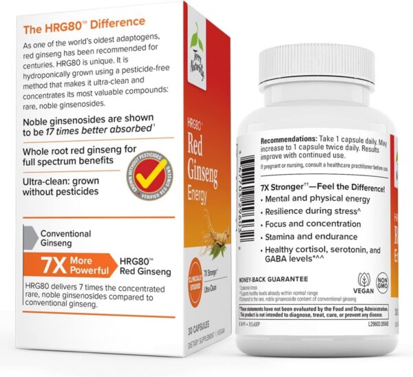 Tabletas veganas Terry Naturally para resistencia saludable y energía