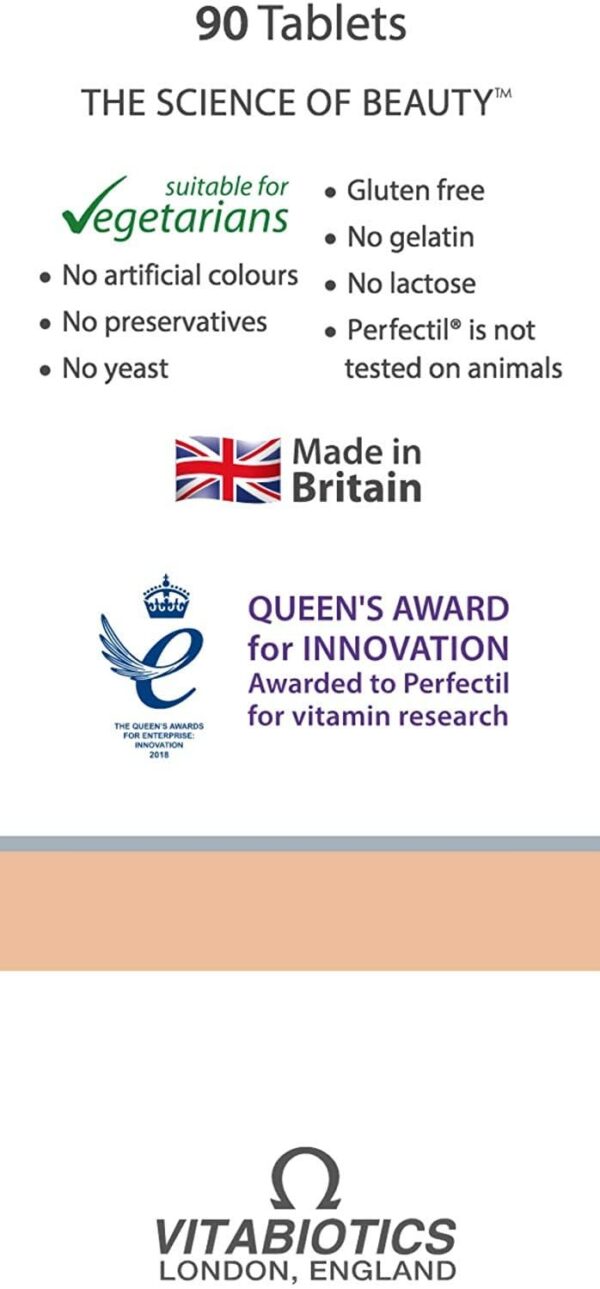 Tabletass vegetarianas Perfectil Triple Active Vitabiotics
