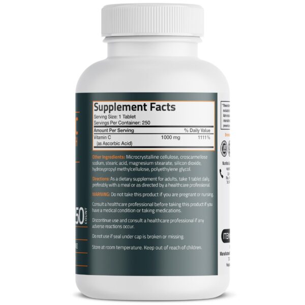 Version 1.0.0 Tabletas vegetarianas de vitamina C para protección antioxidante