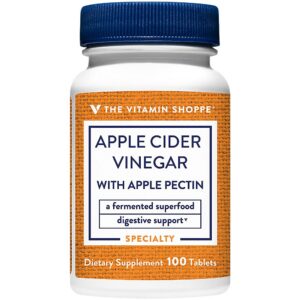 Tabletas vinagre sidra manzana The Vitamin Shoppe 100 unidades