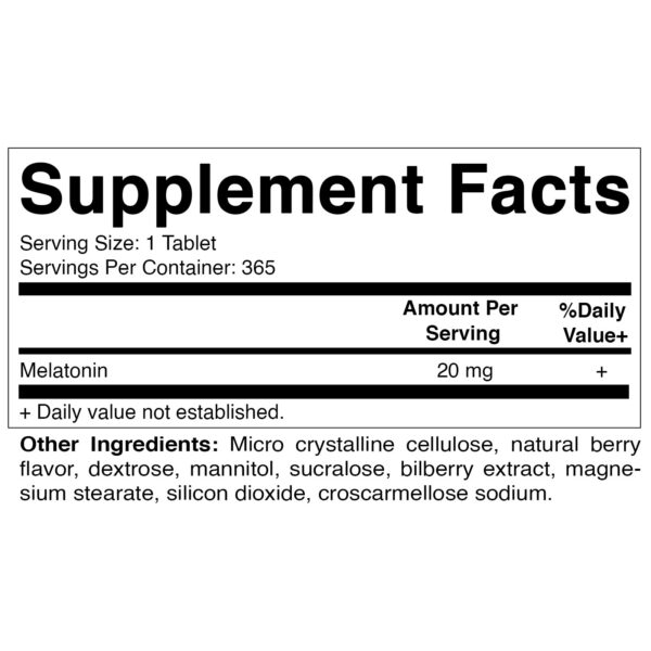 Tabletas Vitamatic melatonina para mejorar sueño 365 unidades